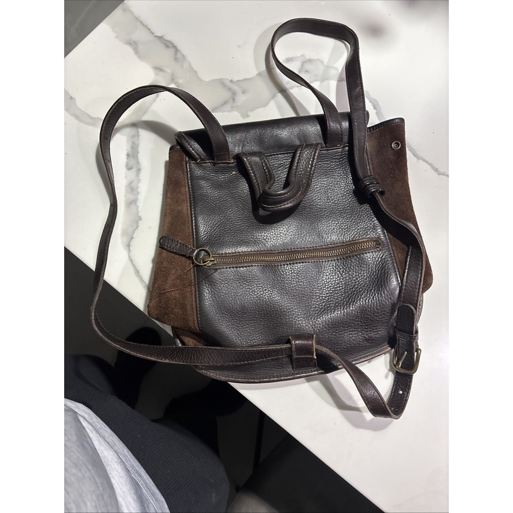 Coach Vintage Berkeley Convertible Backpack Ruff Out Suede Mahogany Brown 9016 - Picture 2 of 7